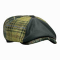 Modello Dublino otto pezzi in pelle nappa e patchwork di tessuti Shetland selezionati