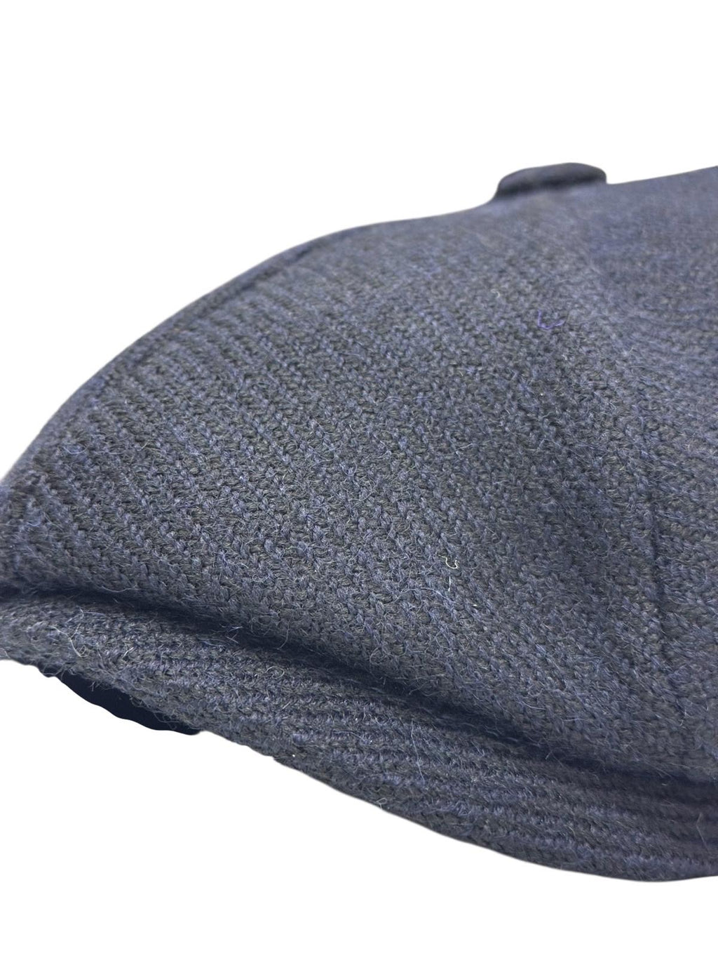 Modello Dublino in lana shetland rigata blu