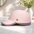 Cappello baseball puro Lino rosa
