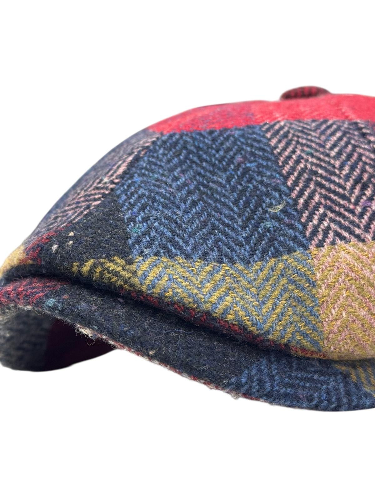 Modello Dublino coloratissimo in tessuti shetland spinato e tinte unite ben assortite
