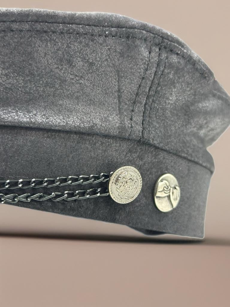 Modello Stewart in similpelle stile biker/vintage
