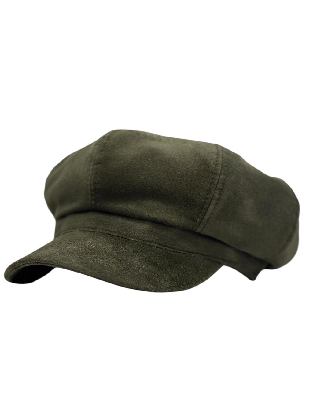 Modello bonbón in panno in lana verde molto versatile