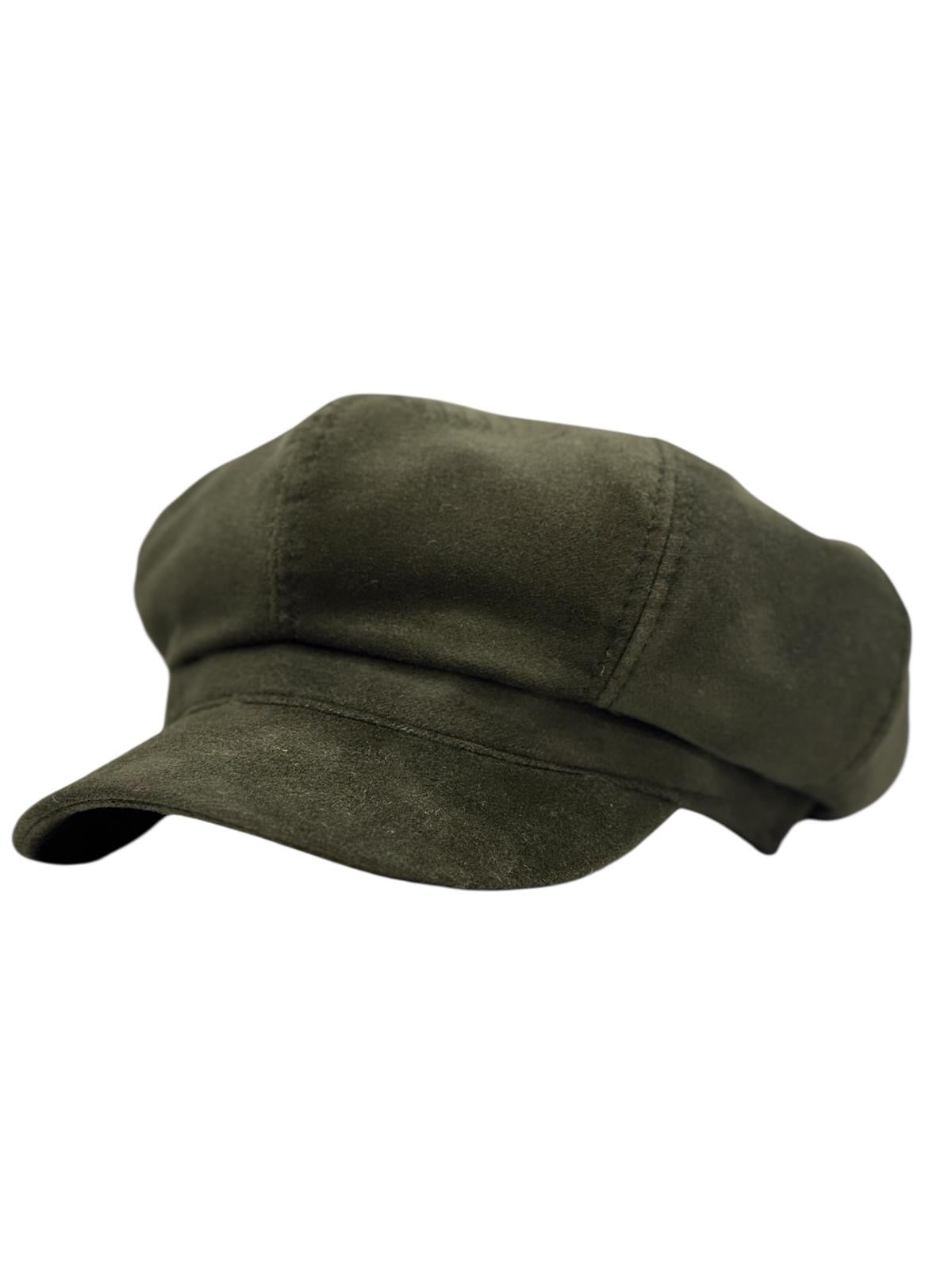 Modello bonbón in panno in lana verde molto versatile