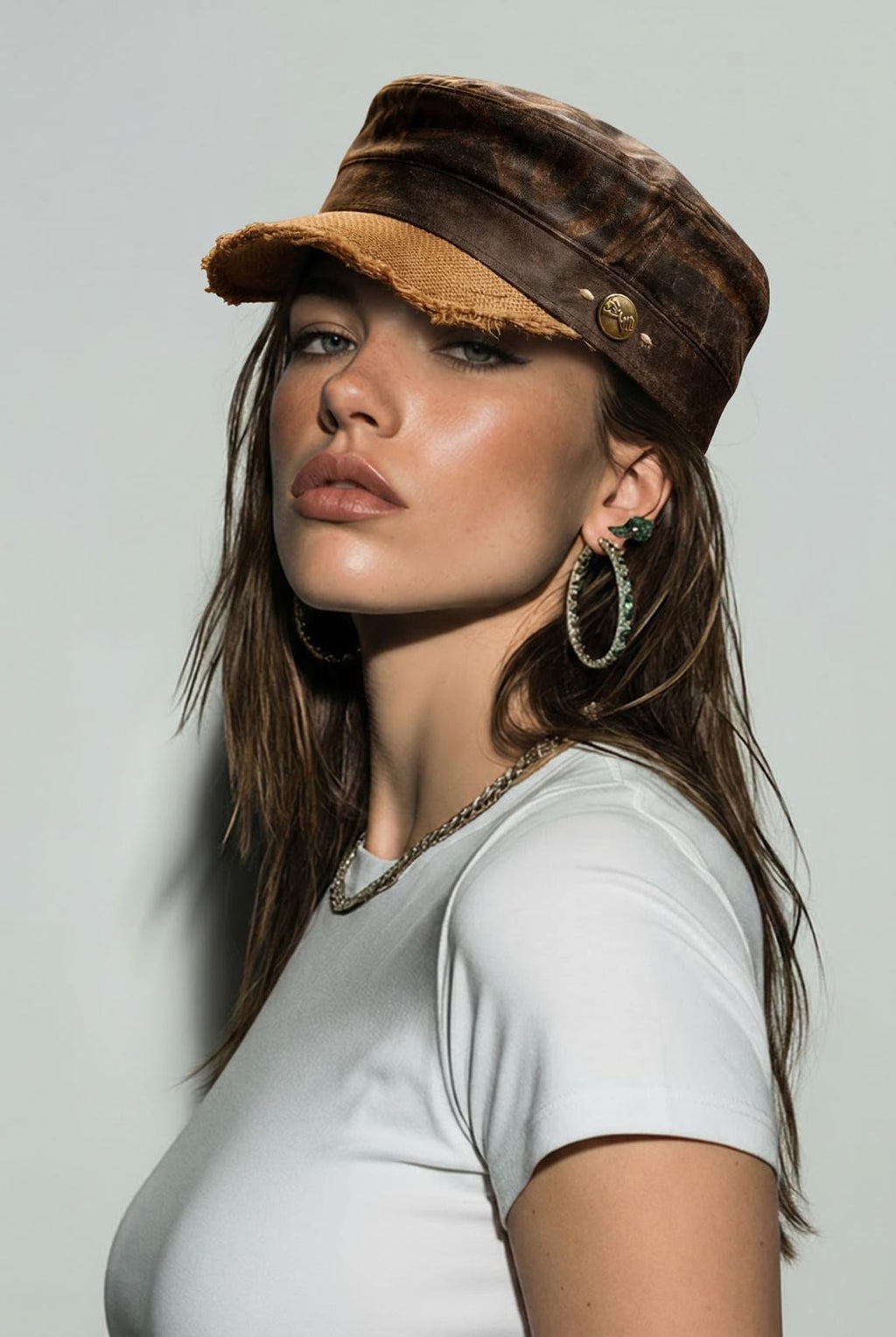Modello Stewart in similpelle e juta