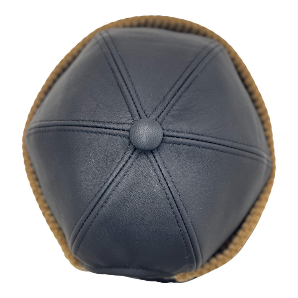 Modello Bingo in vera pelle nappa waterproof con fascia in morbido velluto, con regolatore