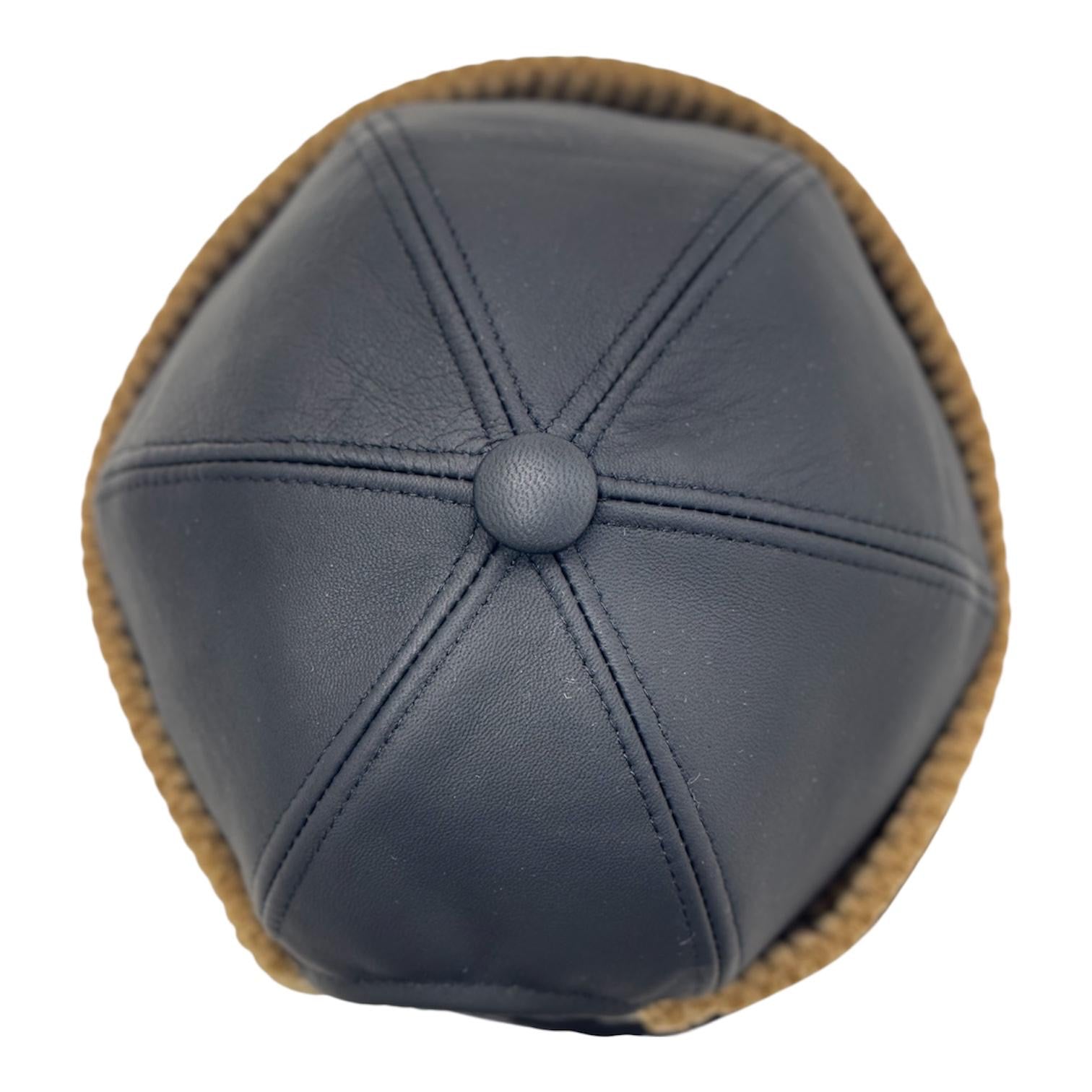 Modello Bingo in vera pelle nappa waterproof con fascia in morbido velluto, con regolatore
