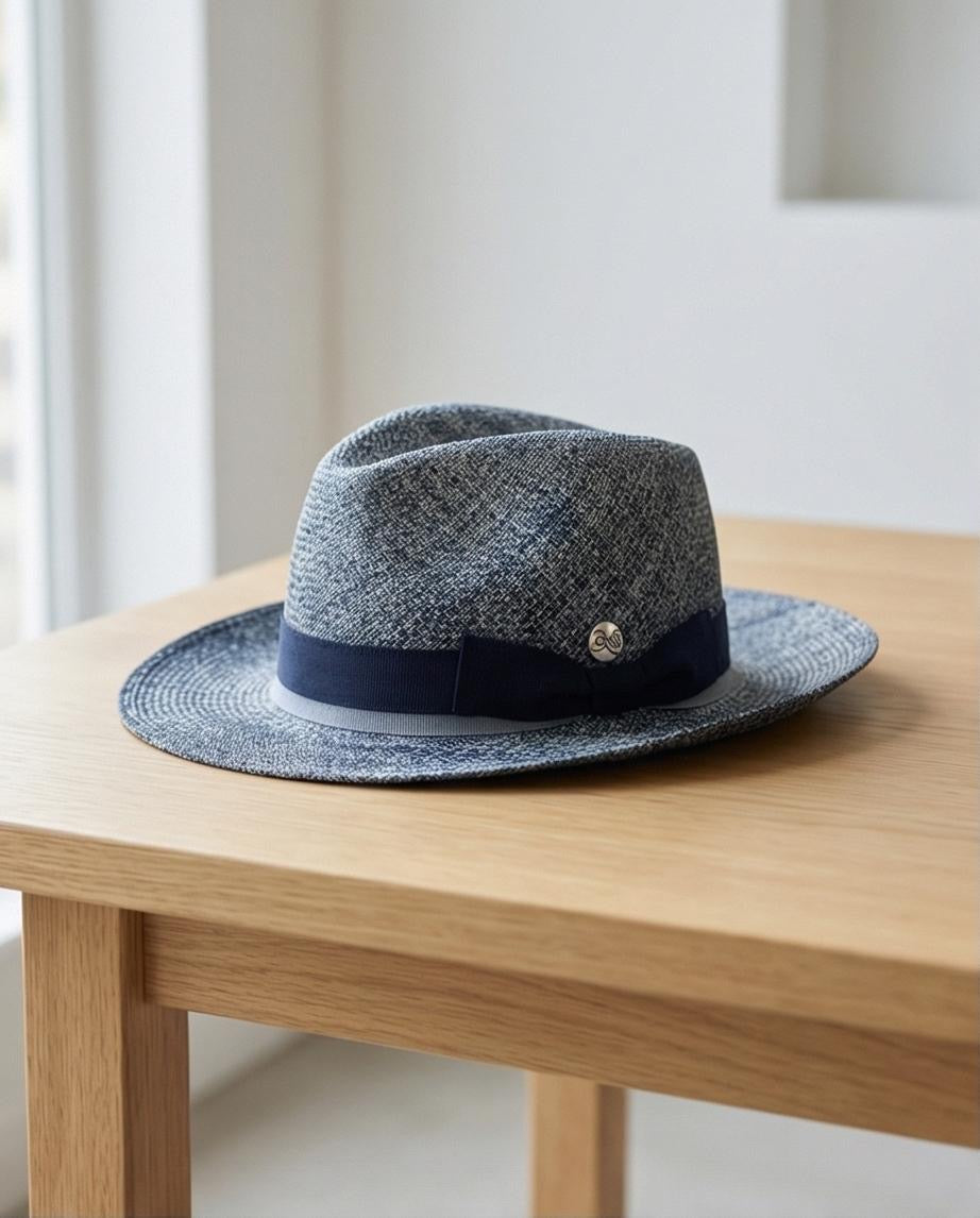 Panama original Studio80
In paglia Blu grigio