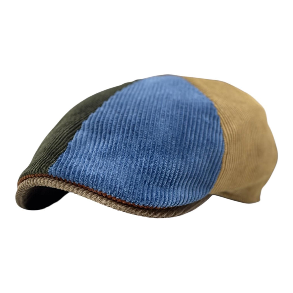 Modello Belfast in velluto patchwork sportivo e di personalità