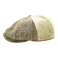 Modello Belfast ottopezzi con fascetta in tessuto shetland beige abbinata ad un morbidissimo velluto beige