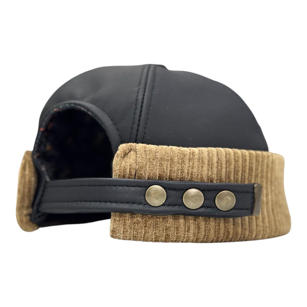 Modello Bingo in vera pelle nappa waterproof con fascia in morbido velluto, con regolatore