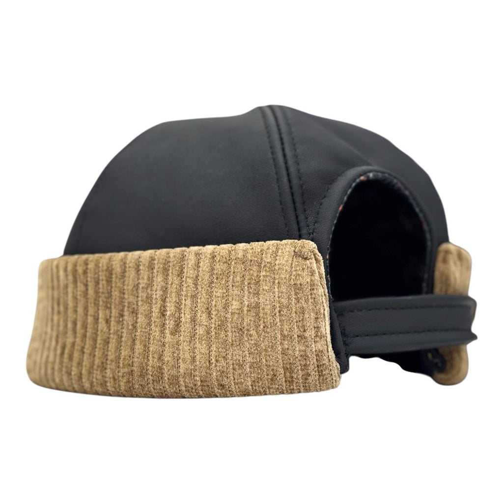 Modello Bingo in vera pelle nappa waterproof con fascia in morbido velluto, con regolatore