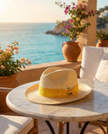 Panama originale Studio80 Beige e Yellow